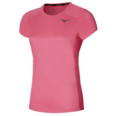Camisa Mizuno Two Loop 88 Tee Mujer - Coral - Chile M637ZAYGBQ